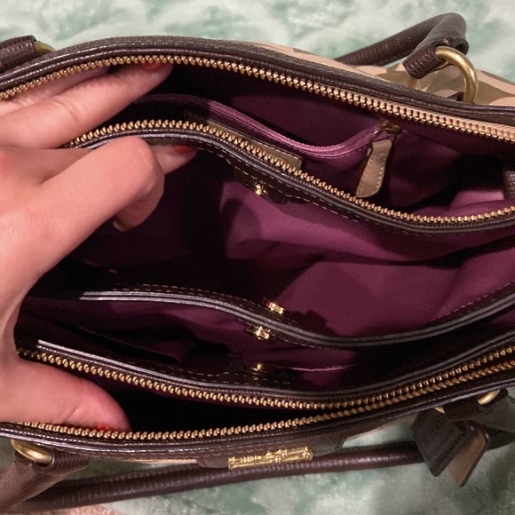 SOLD Coach tote - Picture 6 of 9